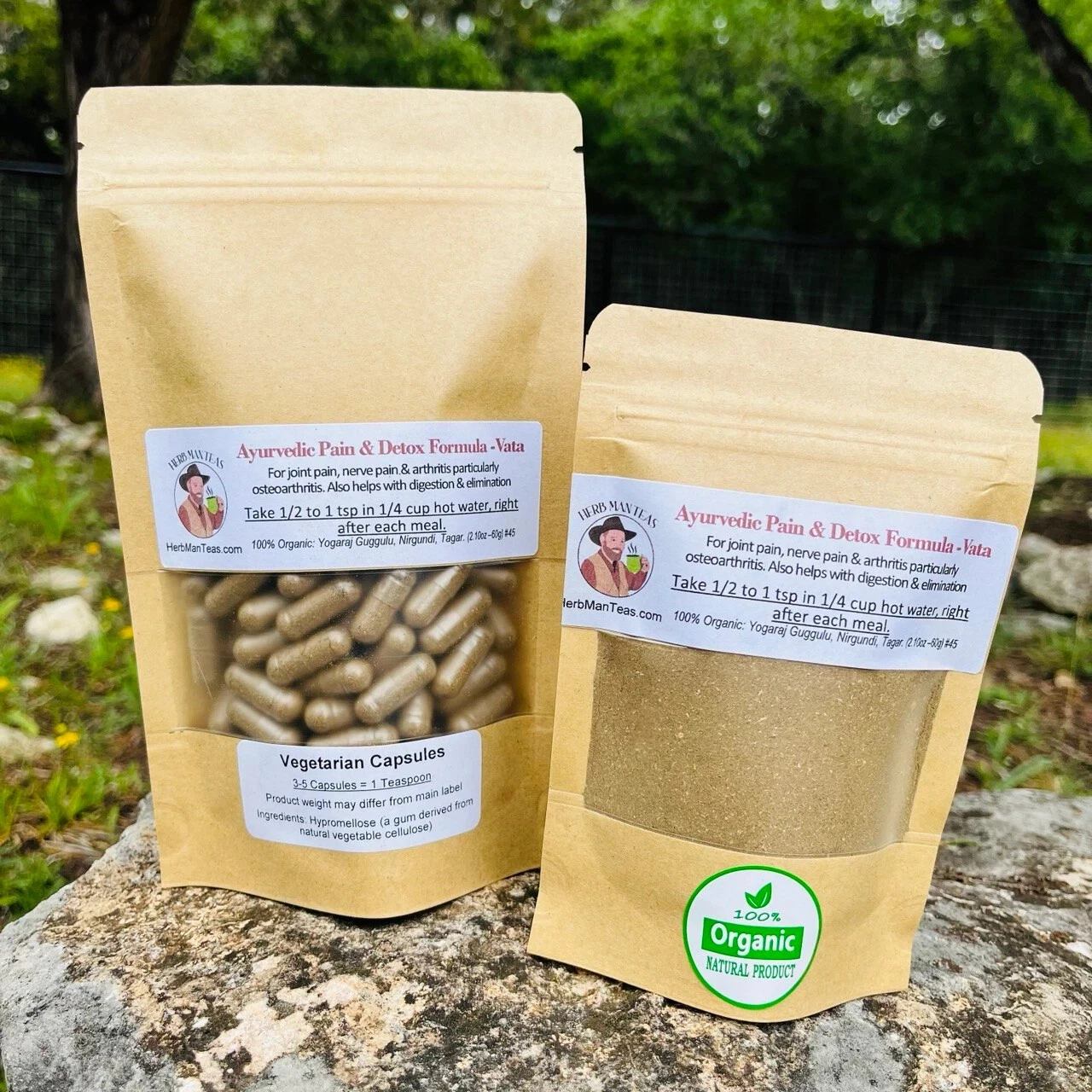Pain & Detox Formula for Osteoarthritis, Nerve Pain & Digestion -Vata #45