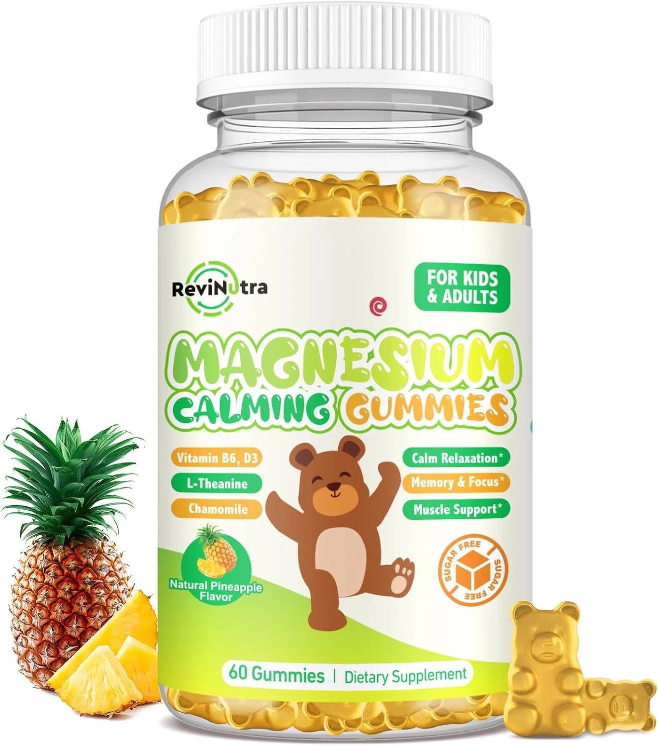 Magnesium Gummies for Kids - Magnesium Glycinate, L-Threonate Supplement !!!!!!