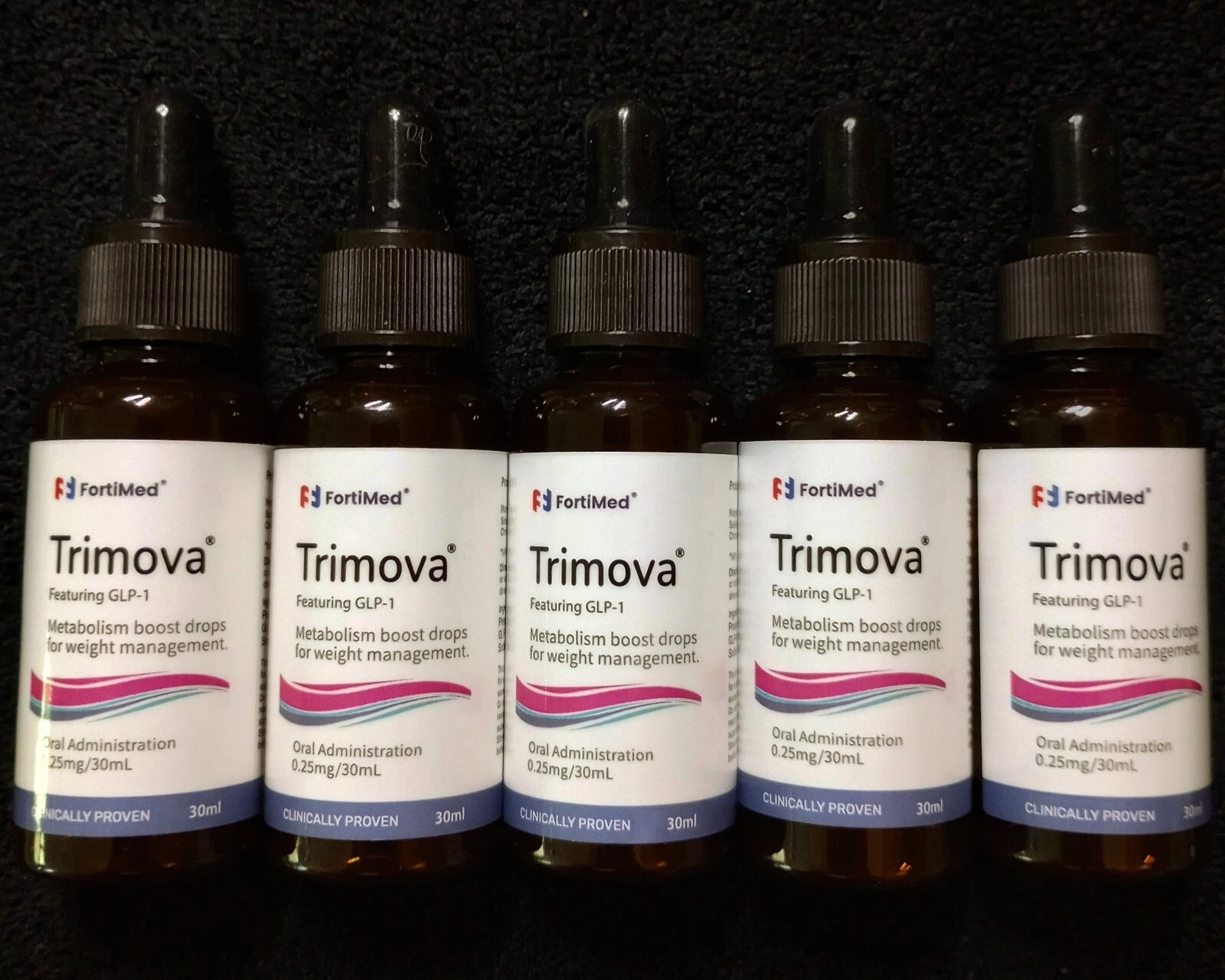 (5 Pack) Trimova Weight Loss Drops (Boost Metabolism & Burn Fat)