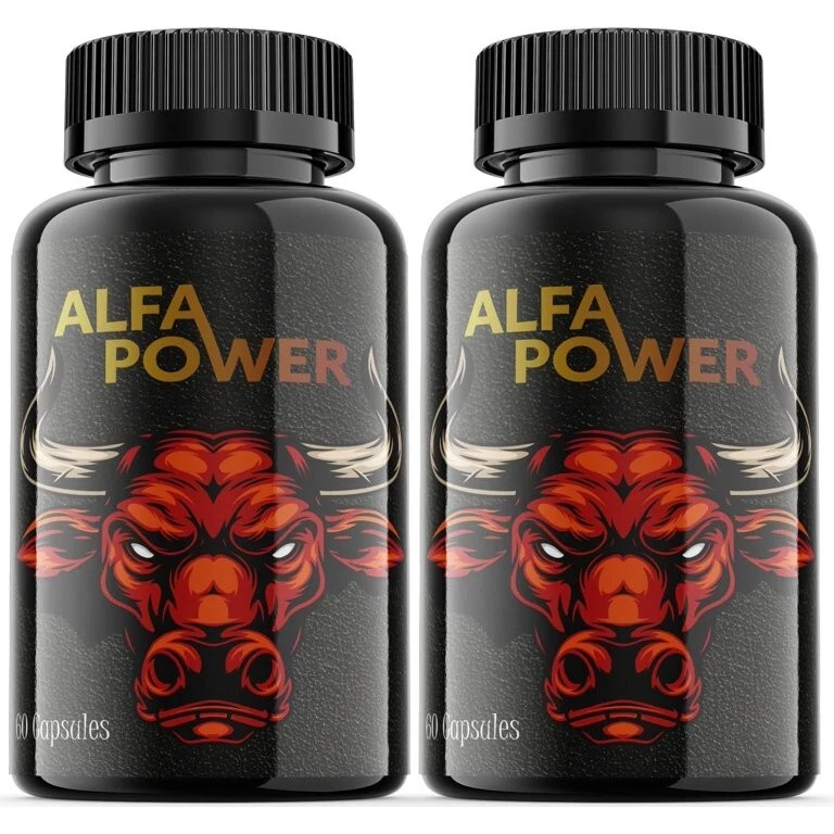 (2 Pack) Alfa Power - Vegan, Male Vitality Supplement Pills - 120 Capsules