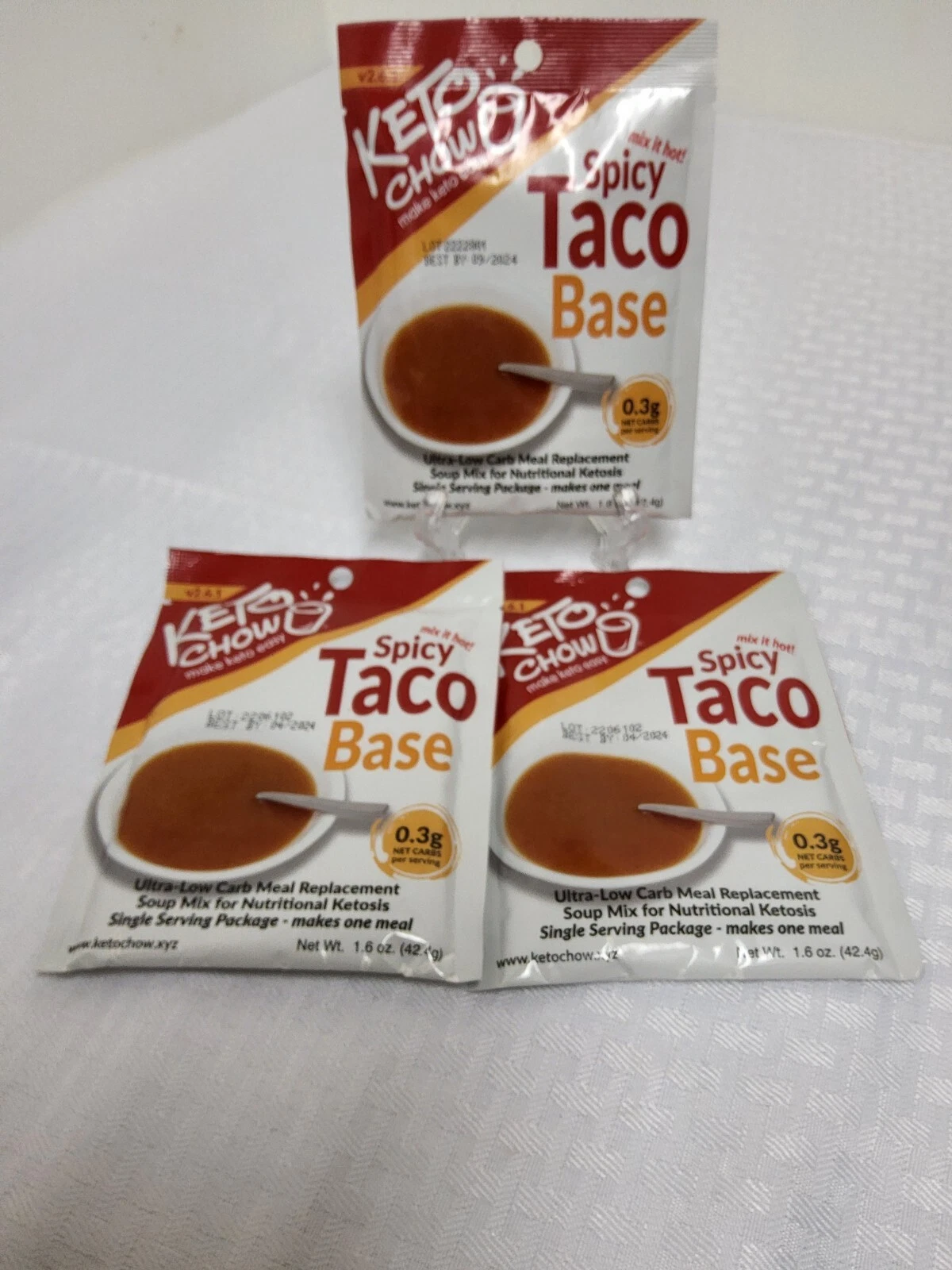 Keto Chow Spicy Taco Soup 3 Packets