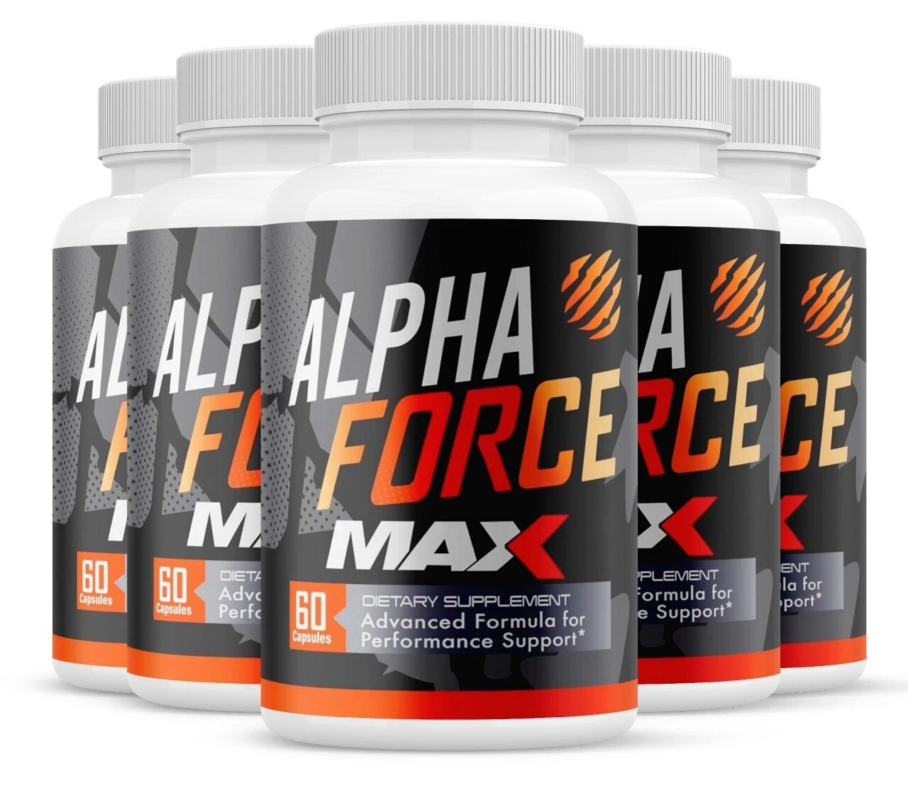 (5 Pack) Alpha Force MAX For Men ED, AlphaForce (300 Capsules)