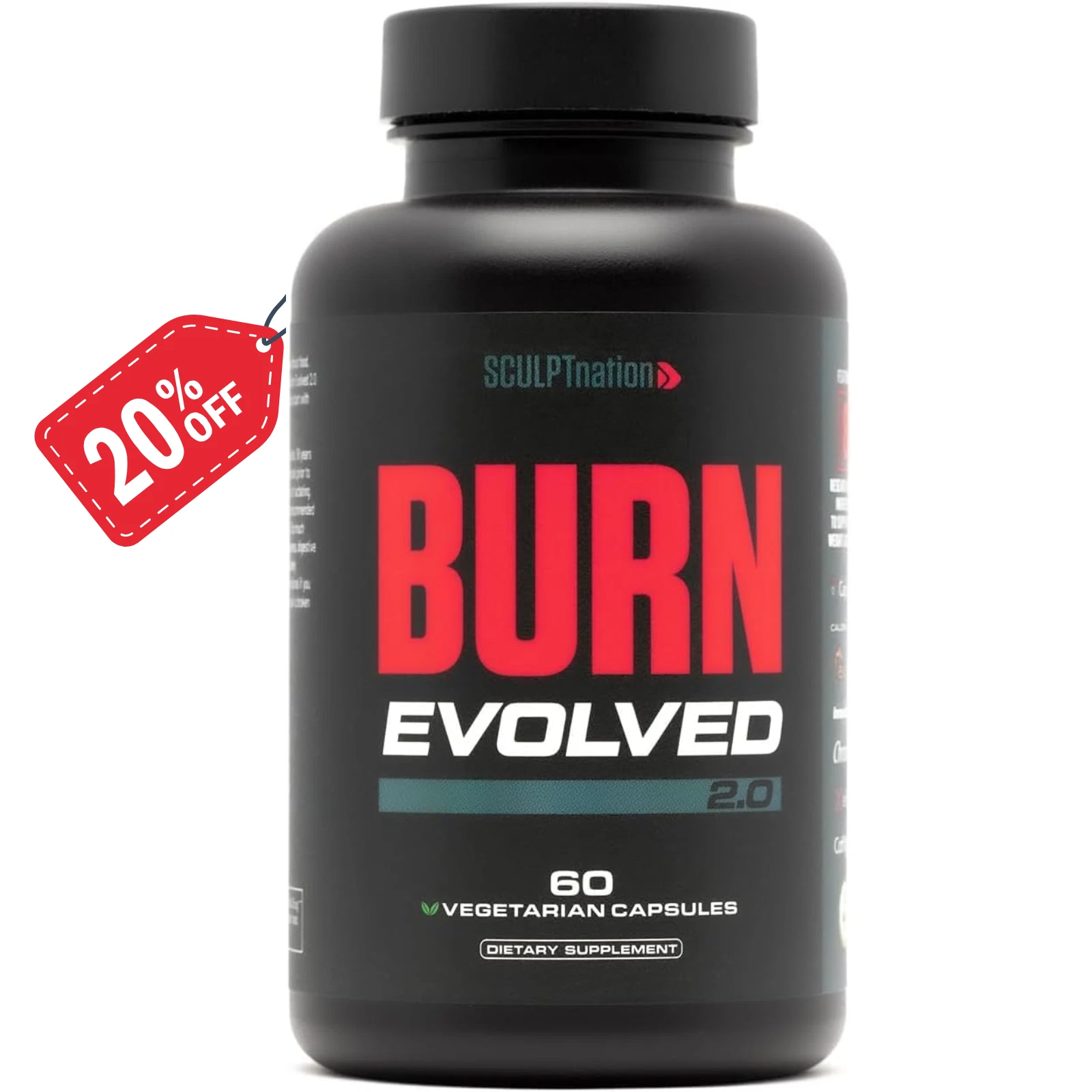 Sculptnation Fat Burn Evolved Thermogenic Burner Weight Loss New & Sealed - USA