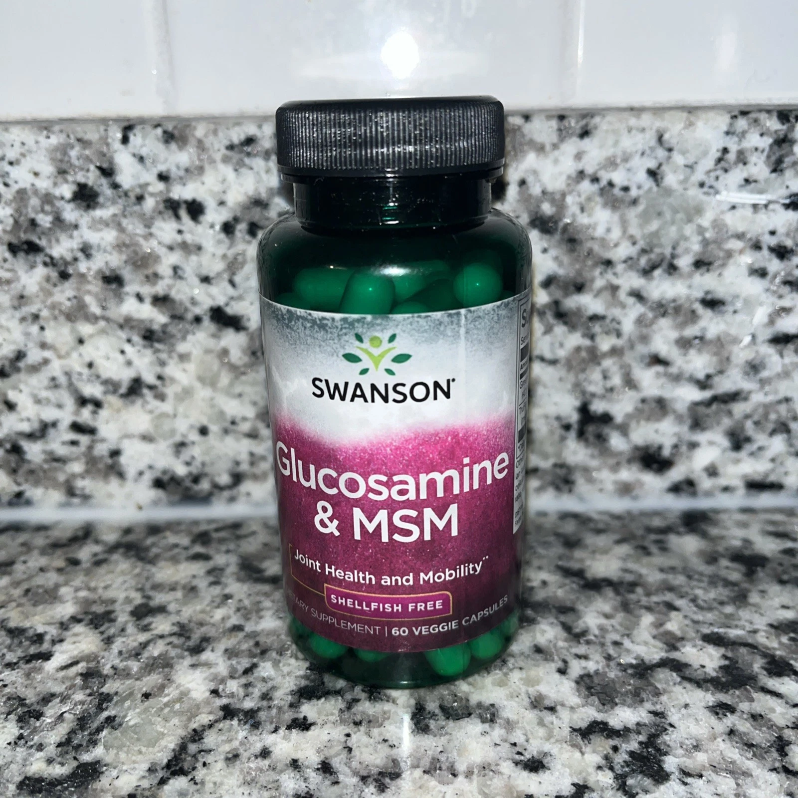 Swanson Vegetarian Glucosamine and Msm 60 Veggie Capsules