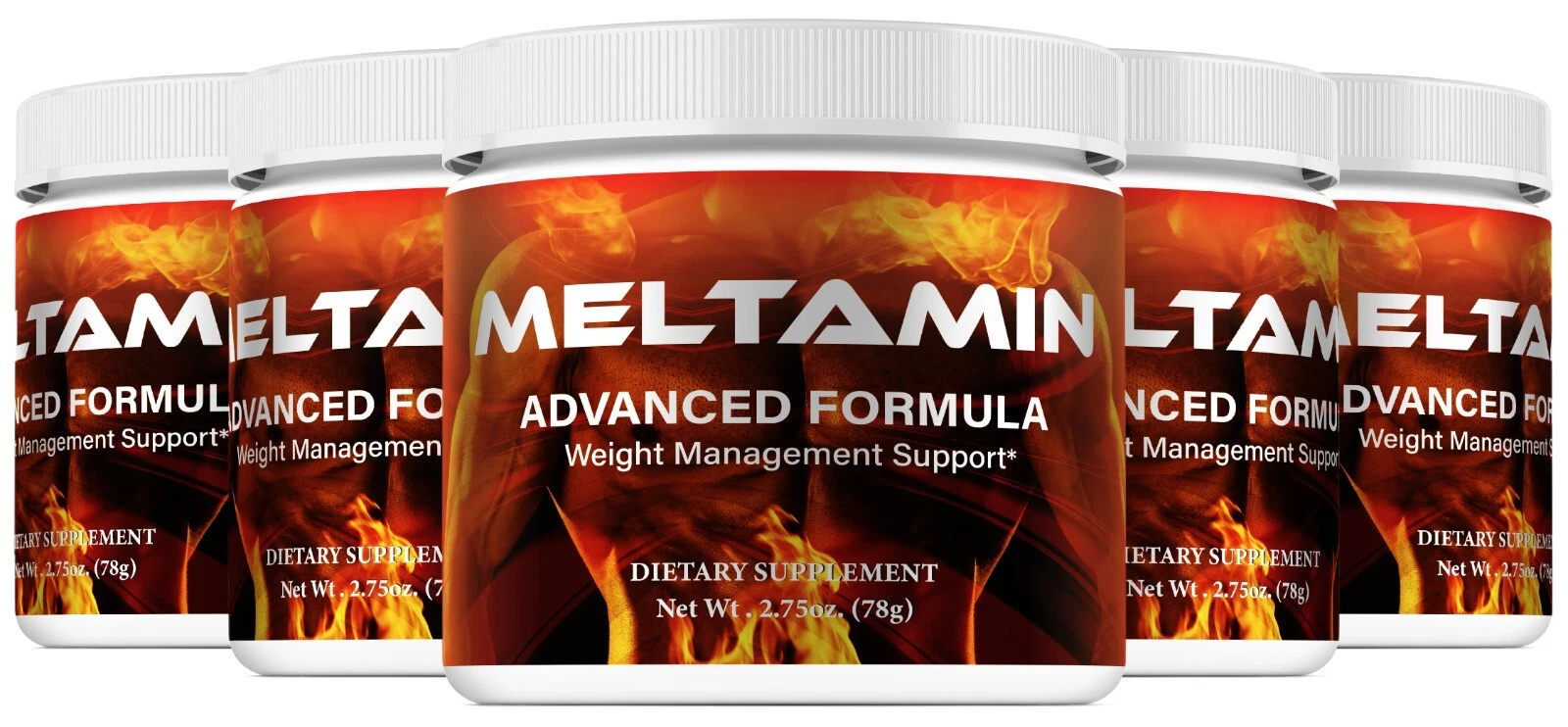 (5 Pack) Meltamin – Natural Weight Loss Drink for Metabolism Boost