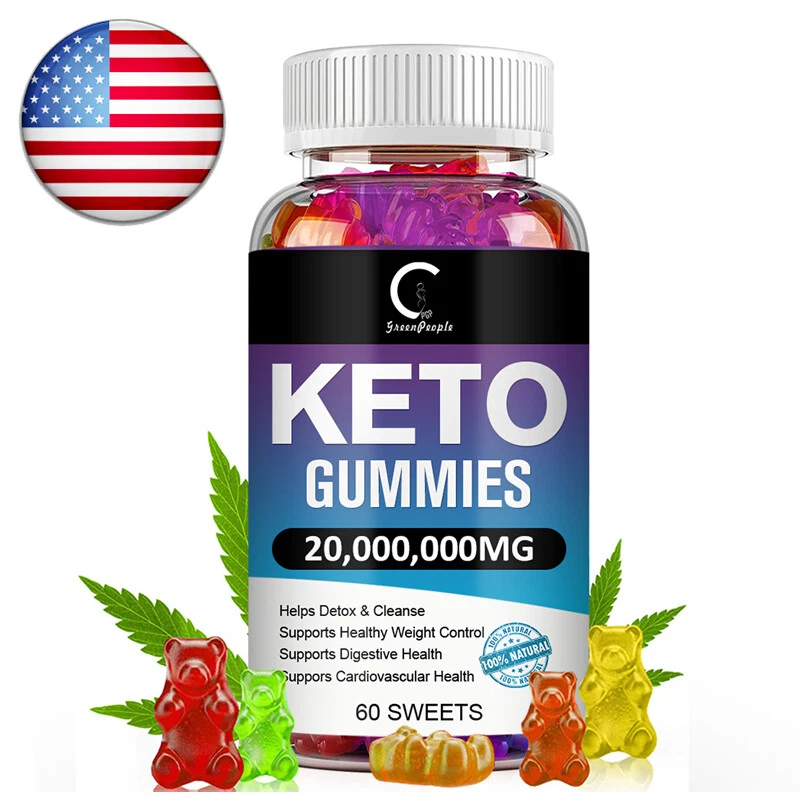 Keto ACV Diet Gummies-Fat Burner BHB Weight Loss Appetite Suppressant 20000000MG