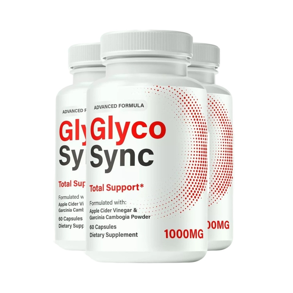 3-Pack Glyco Sync Capsules – GlycoSync Sugar Optimizer Pills - 180 Capsules