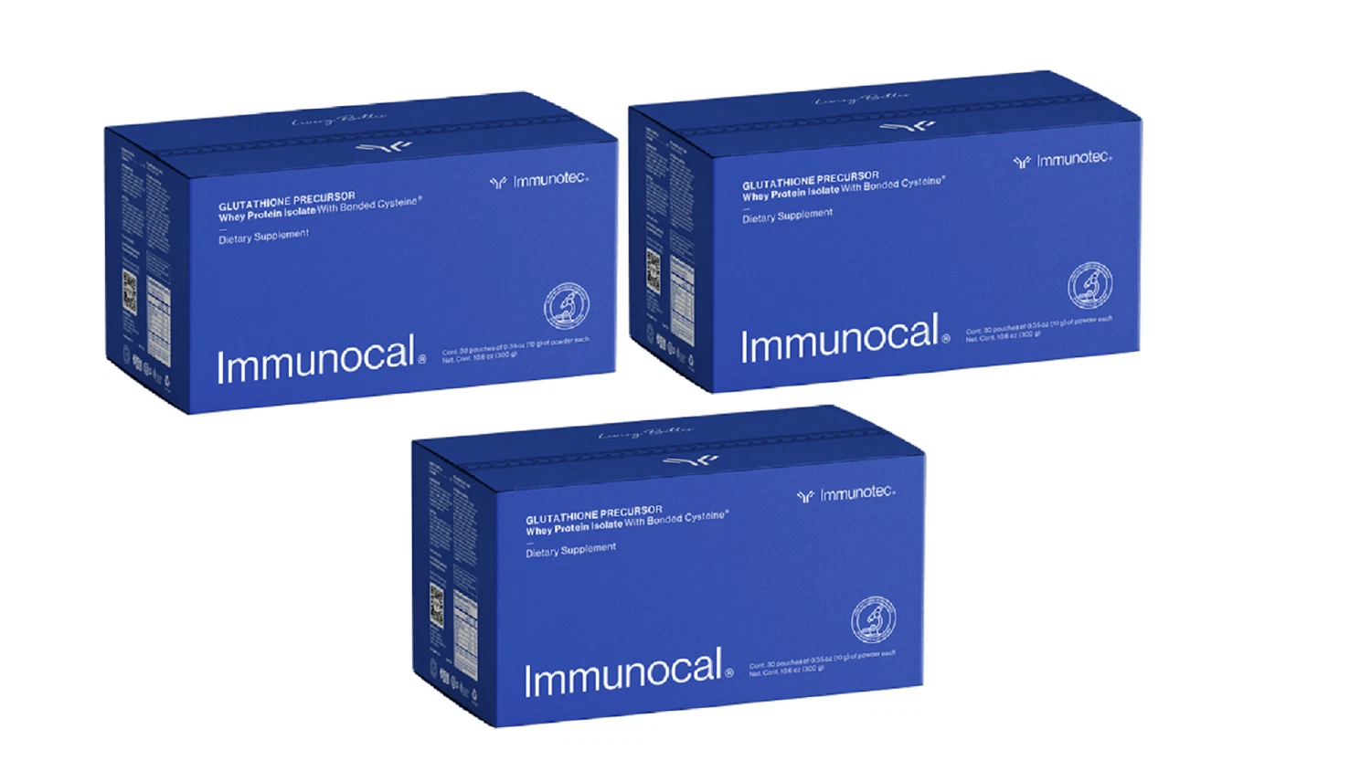 Immunocal Helps Maintain Immune System ( 3 Boxes =90 pouches ), EXP 07/2026.