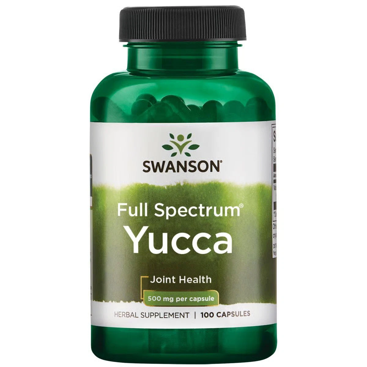 Swanson Yucca 500 mg 100 Capsules