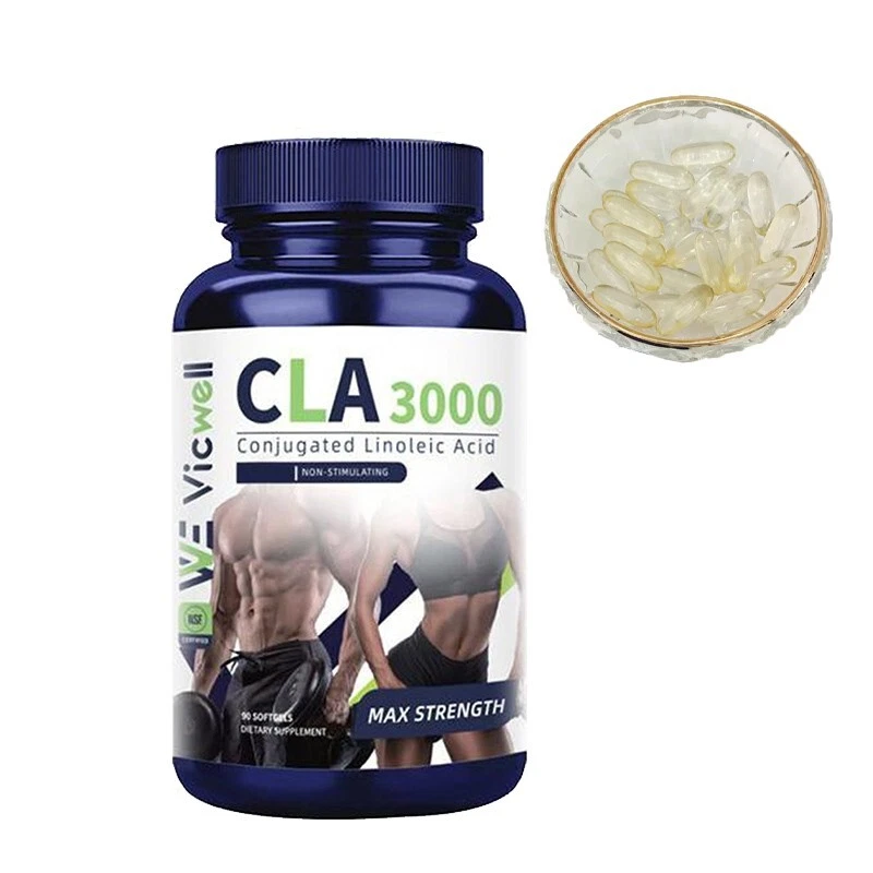 CLA 3000 pórsáfrányolaj anyagcseréhez és súlykezeléshez, 90 lágyzselé