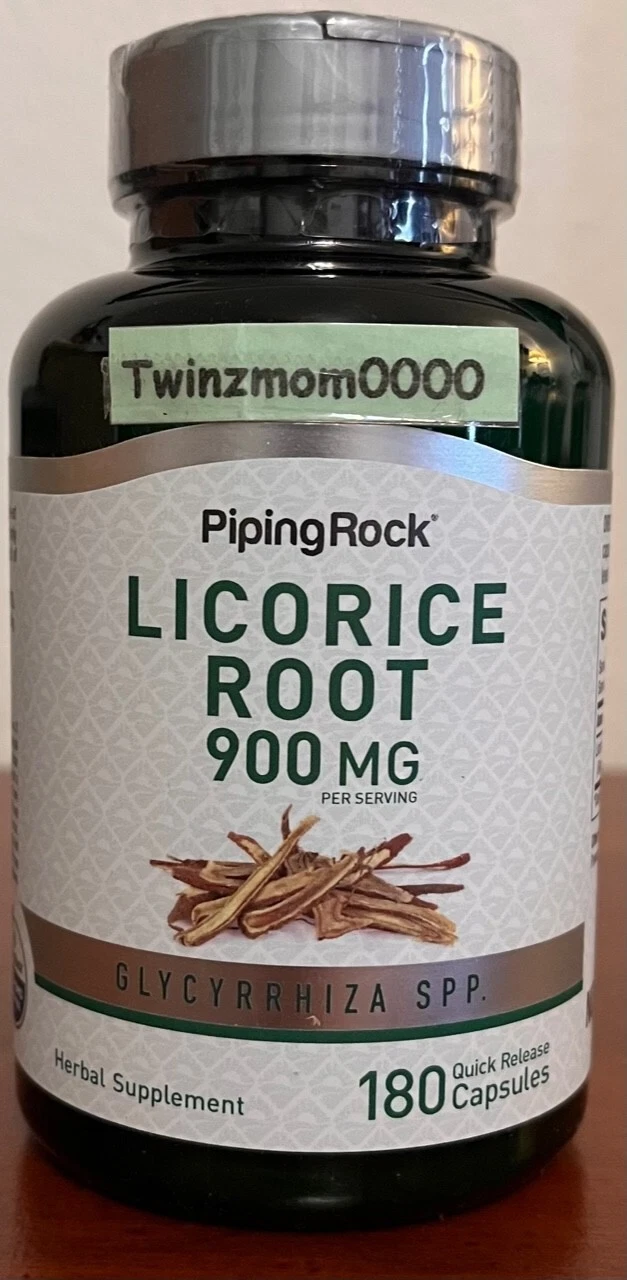 Licorice Root 900mg 180 Capsules Traditional Medicine