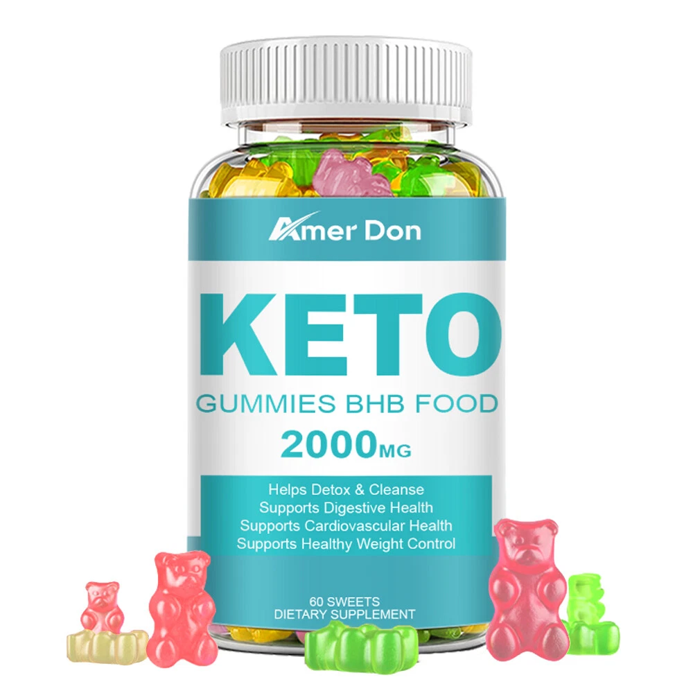 60PCS KETO BHB 20,00mg PURE Ketone FAT BURNER Weight Loss Diet Pills Ketosis