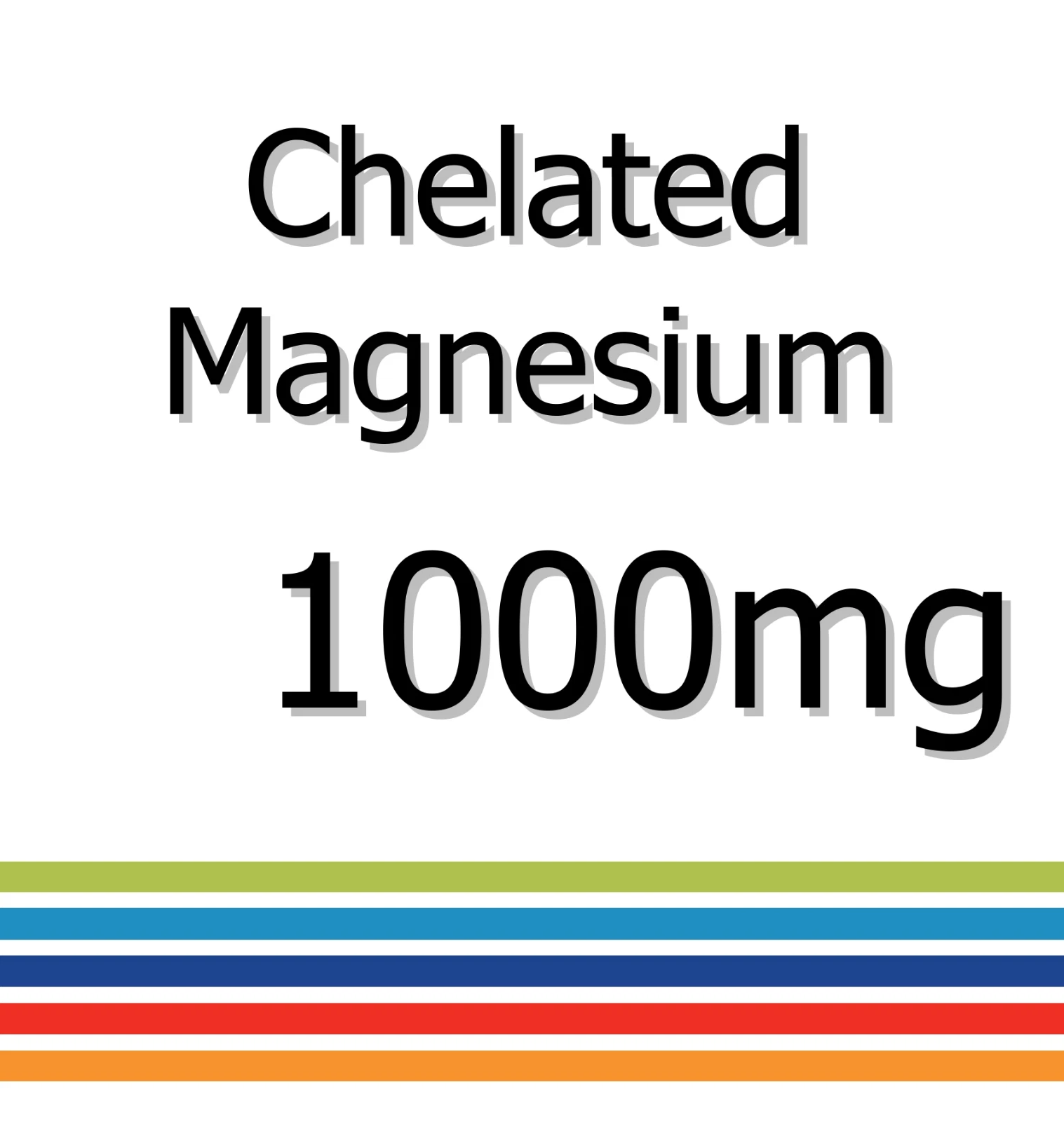 Chelated Magnesium 1000mg x 90 Tablets - Relaxation