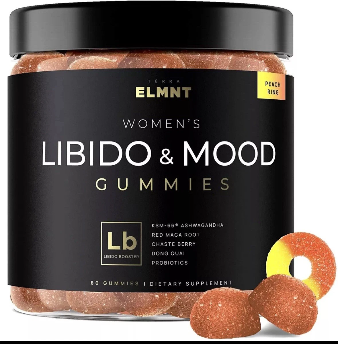 4050mg Libido Booster for Women KSM-66 Ashwagandha Gummies w. 30x Strength Re...