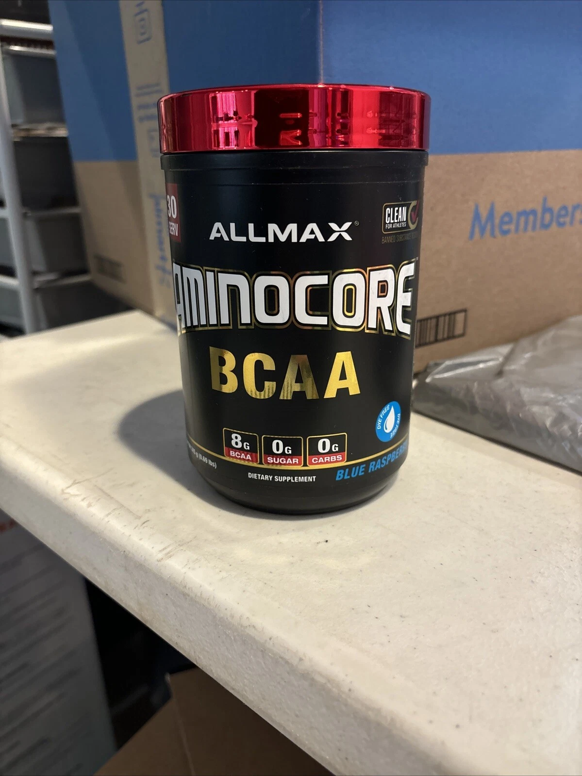 AMINOCORE™ BCAA, Blue Raspberry, 0.69 lbs (315 g) Exp 2/25
