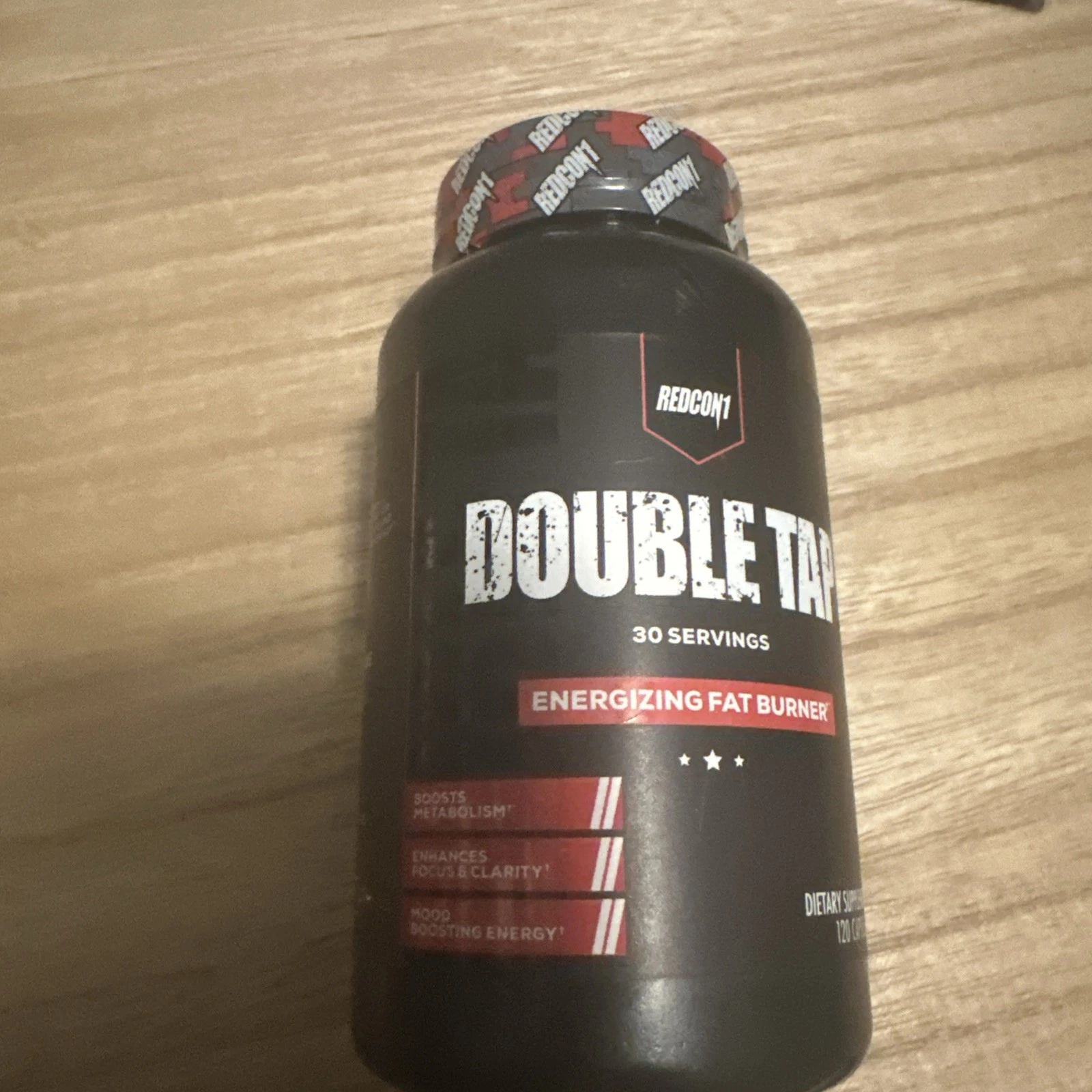 Redcon1 Double Tap Energy Fat Burner Weight Loss 120 Capsules EXP:04/2027