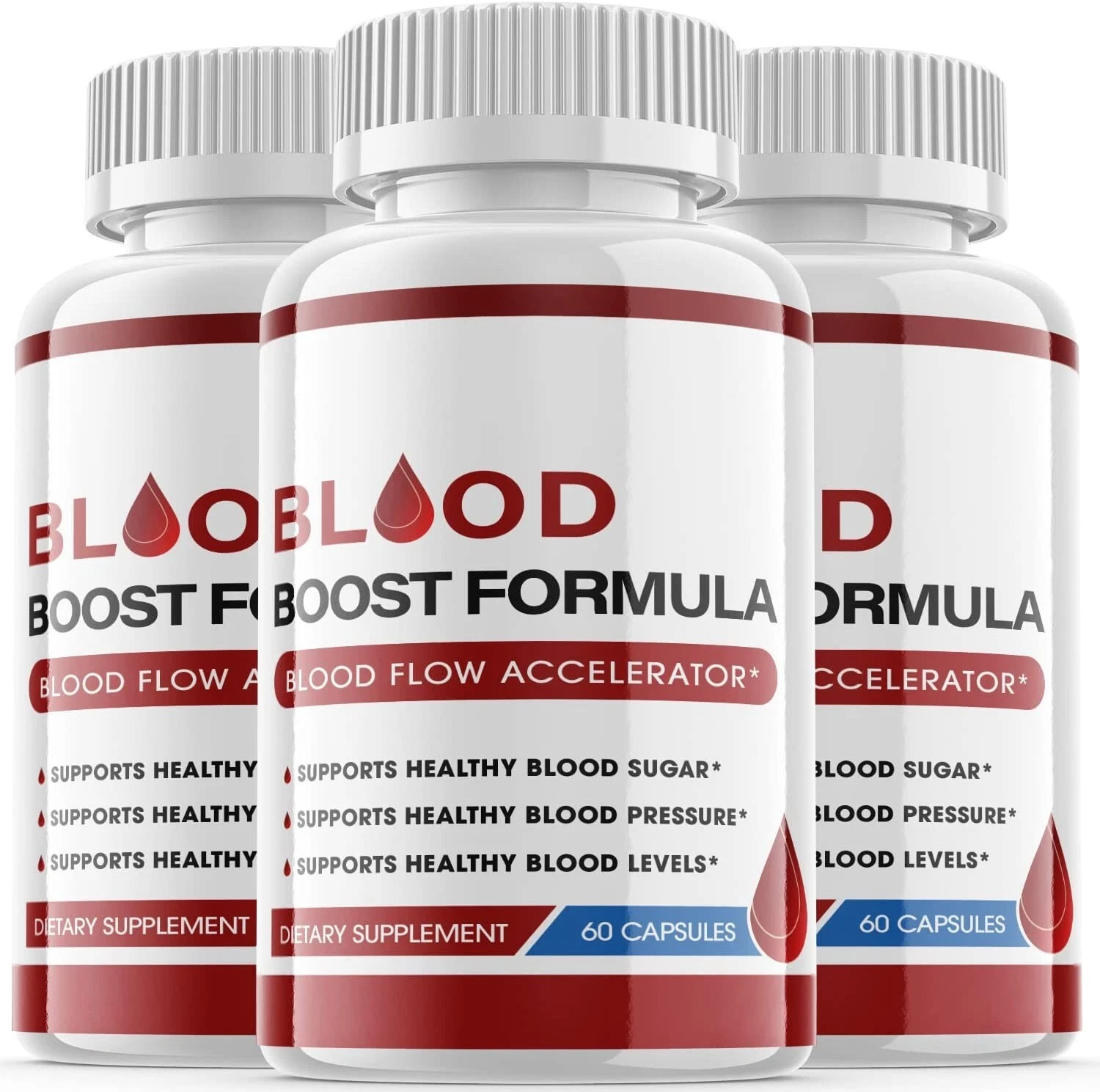 3-Blood Boost Formula - Blood Sugar Supplement Supports Glucose - 180 Pills