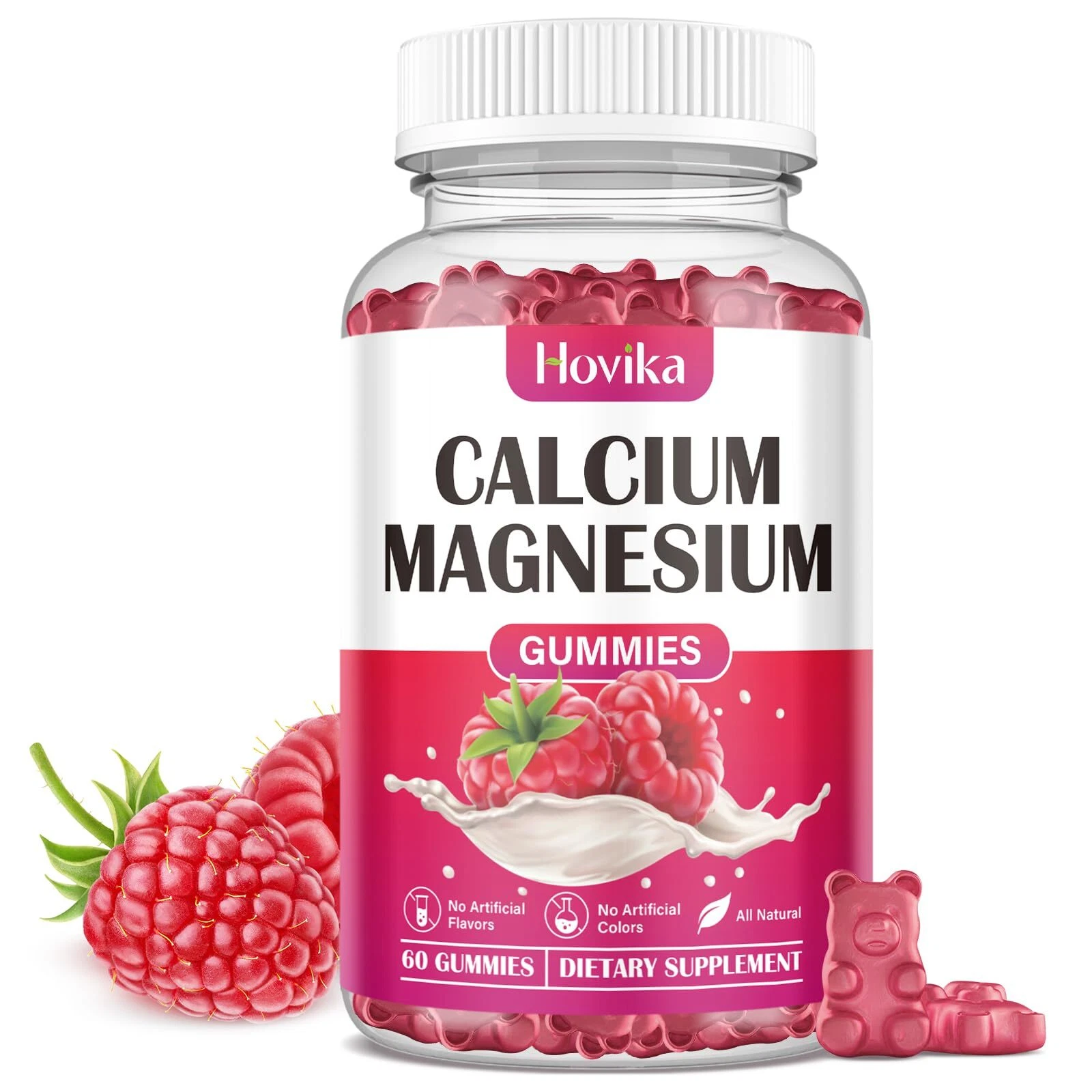 Calcium Magnesium Zinc Gummies Calcium Magnesium 21 Ratio with Vitamin D3 K2 ...