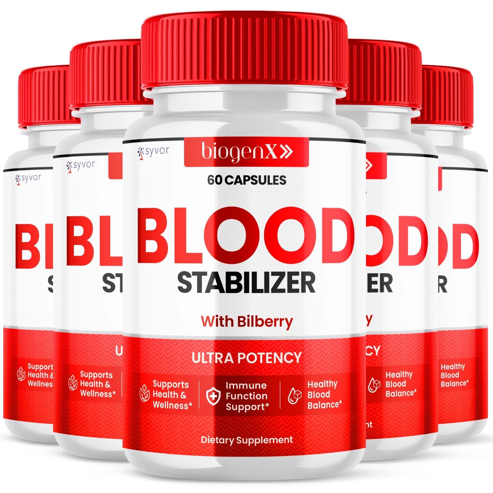 BiogenX Blood Sugar Support Formula, Advanced Glycogen Support 300 Capsules