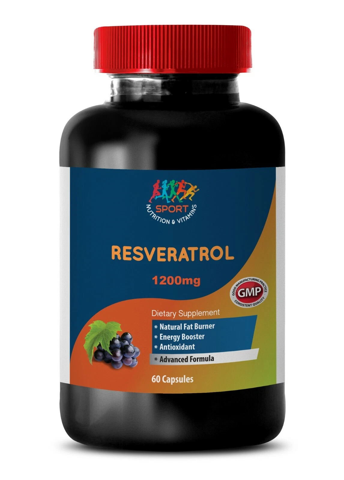Pomegranate Tree - RESVERATROL SUPREME 1200MG - Age-Defying Herb Formula - 1Bot