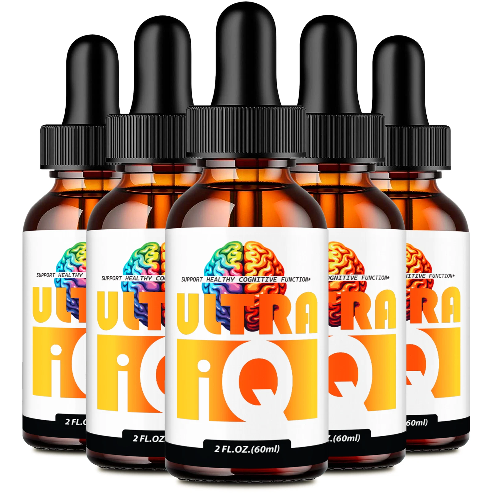 (5 Pack) Ultra IQ Blood Sugar Drops - Healthy Blood Support Liquid Drops
