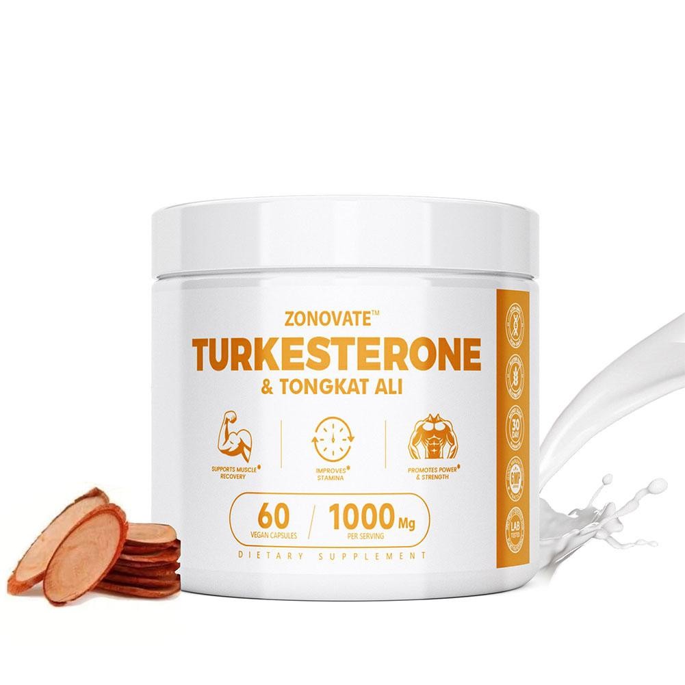 Turkesterone TongkatAli Supplement 1000mg Lean Muscle Growth & Recovery 60 Count