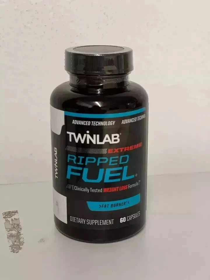 Twinlab Ripped Fuel Extreme Weight Loss Formula Burn Fat Energy 60 caps'