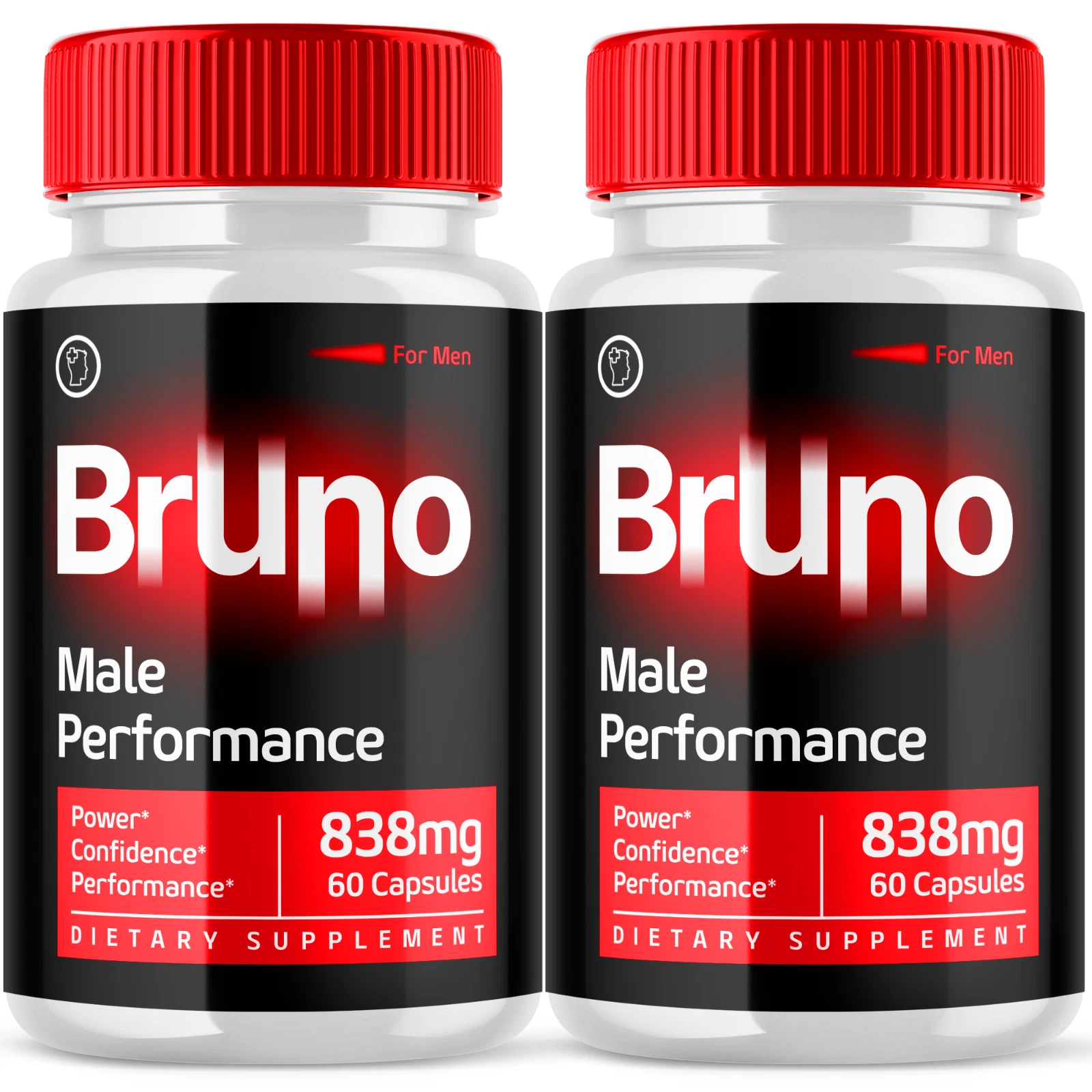 Bruno Pill for Men Advanced Male Support Natural Formula Supplement 120 Capsules