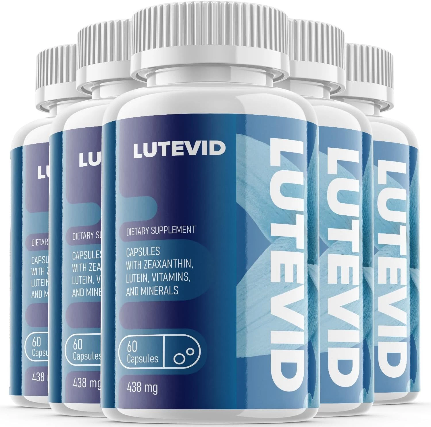 5 Pack- Lutevid Vision Supplement Pills, Lutevid Support Healthy Vision OFFICIAL