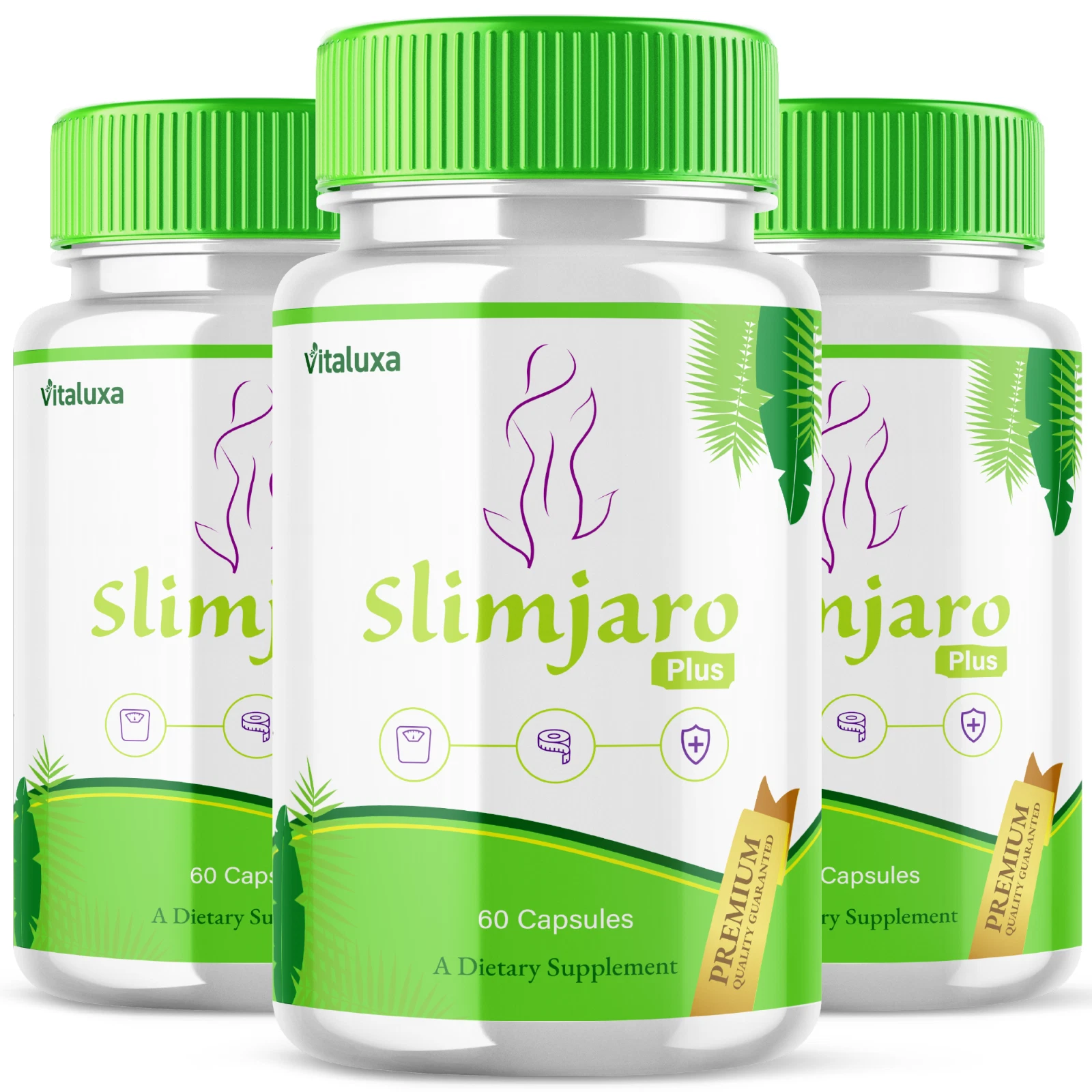 (3 Pack) Slimjaro Capsules, SlimJaro Support Advanced Weight Loss (180 Capsules)