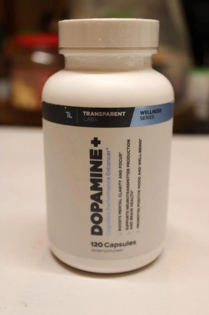 Transparent Labs Dopamine+ Clarity and Focus 120 Caps 8/26 - NEW