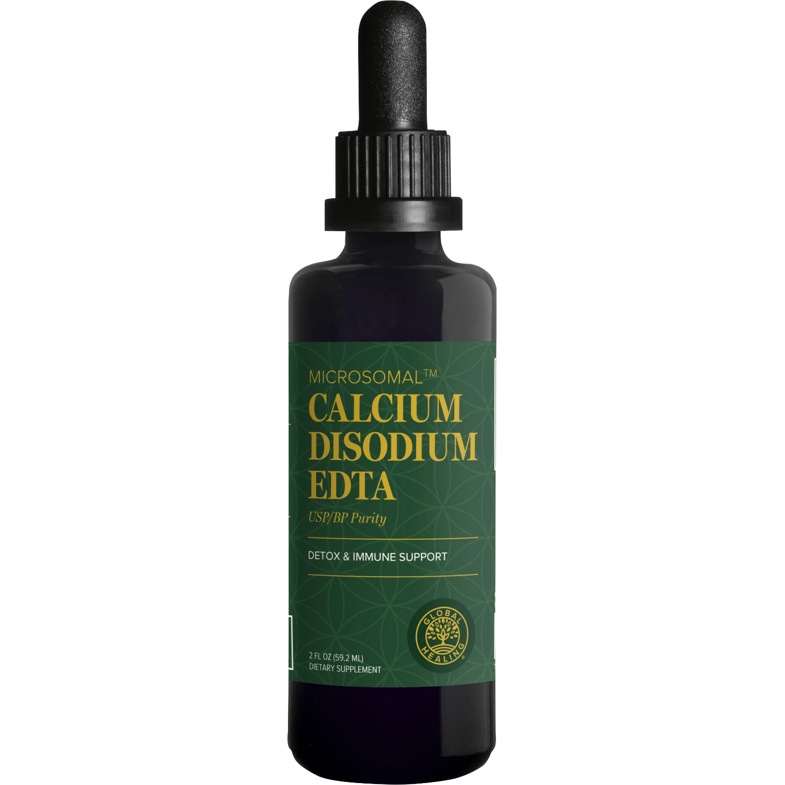 Global Healing Calcium Disodium EDTA 225mg - 2 Fl Oz
