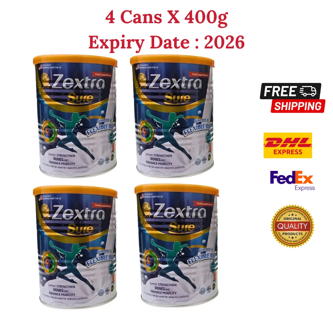 4 X Zextra Sure Milk 400g For Knee Back Pain Bone Strengthen EXPRESS SHIPPING