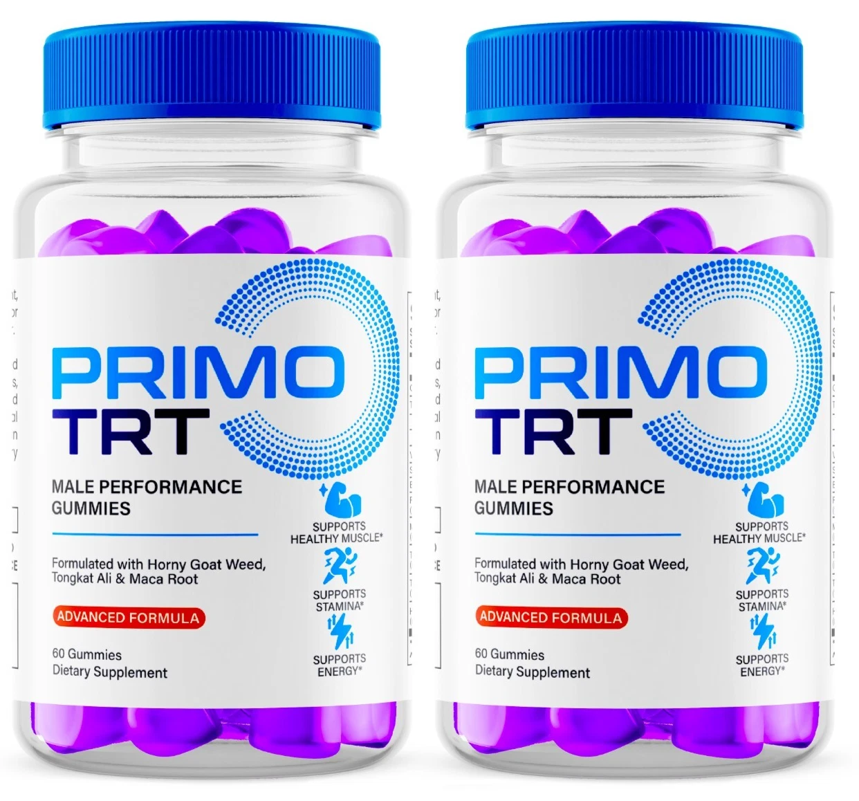 Primo TRT Male Performance Gummies for ED, Primo TRT for Male ED (120 gummies)