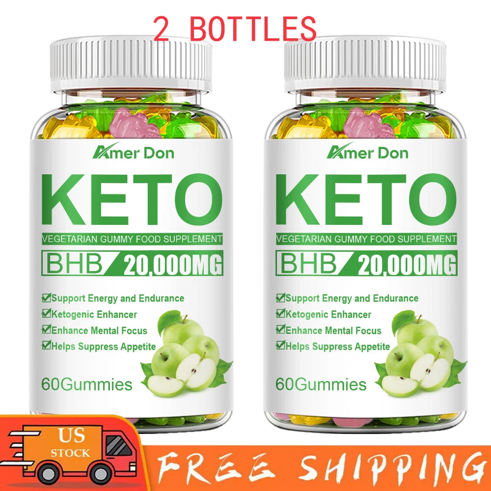 For Adult 2 x 60Pcs 20000mg Keto BHB Capsules Carb Locker Weight Loss Fat Burner