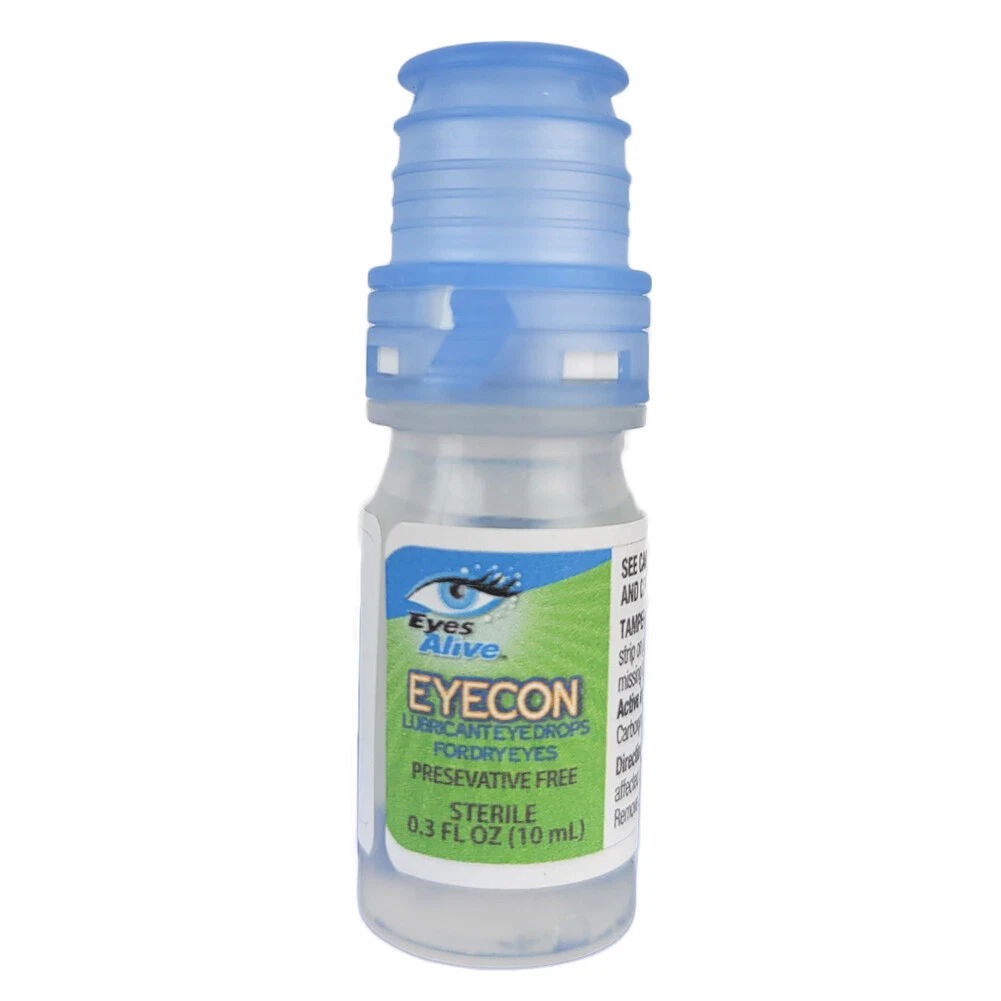 Eyecon Eyedrops- Eye Drops For Dry Eye Relief Bottle 0.3 FL OZ 10mL Pack Of 3