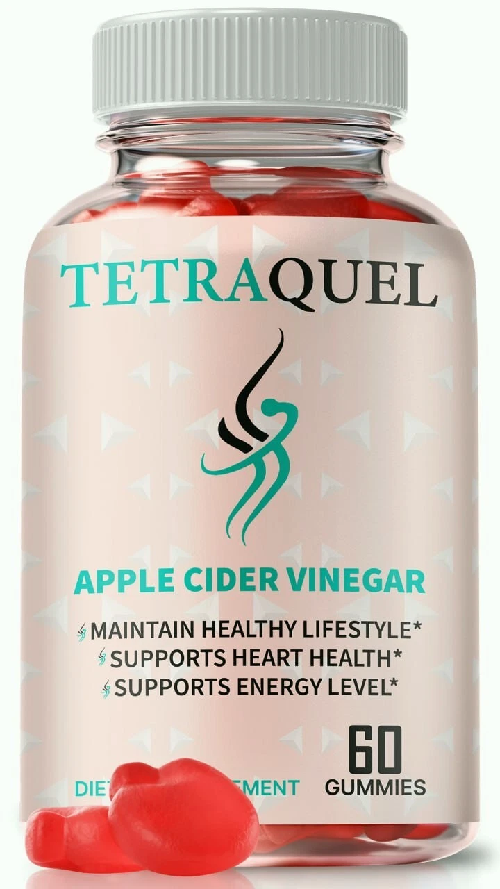 Tetraquel Keto ACV Gummies, Tetraquel for Advanced Weight Loss & Energy 60ct