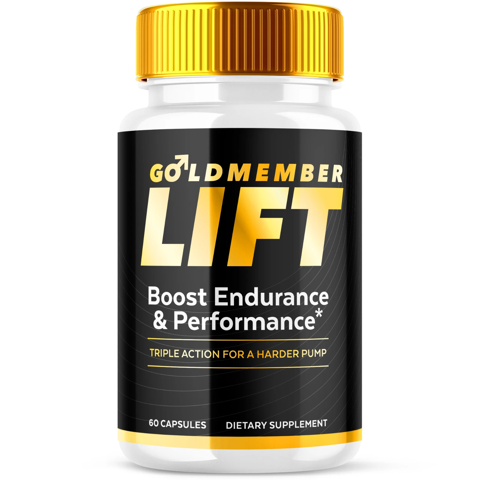 Goldmember Lift Support Vitamin Maximum Strength Supplement for Men 60 Capsules