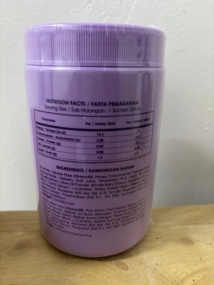 1 Bottle Berryfull Juice Weight Loss Control Supplement 10 sachet Express Ship