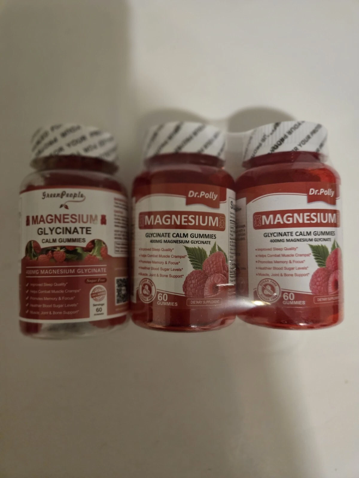 3X60 Gummies Magnesium Glycinate Gummy High Strength 500mgStress &Anxiety Relief