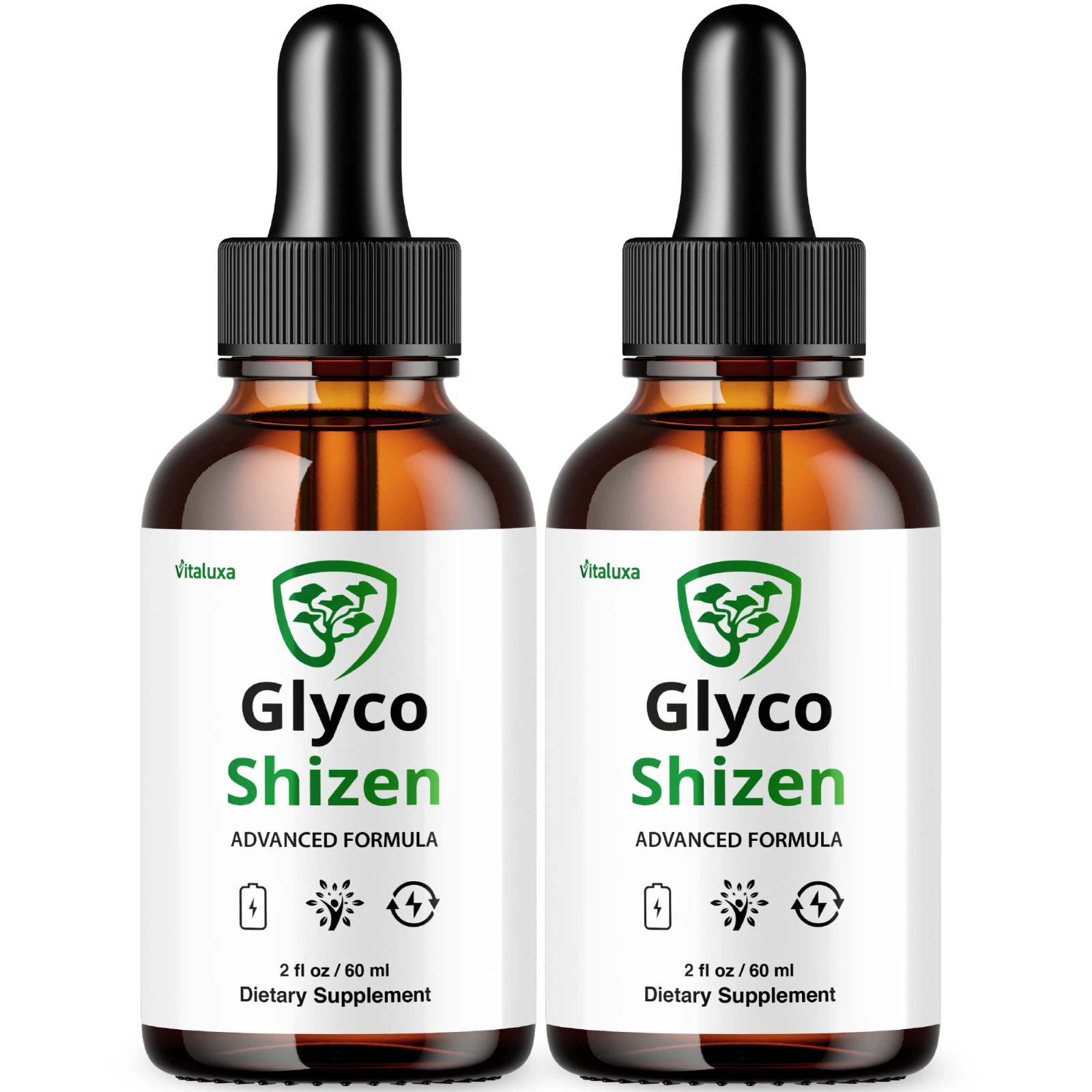 (2 Packs) GlycoShizen Liquid Drops to Support Healthy Blood Balance (4 oz)