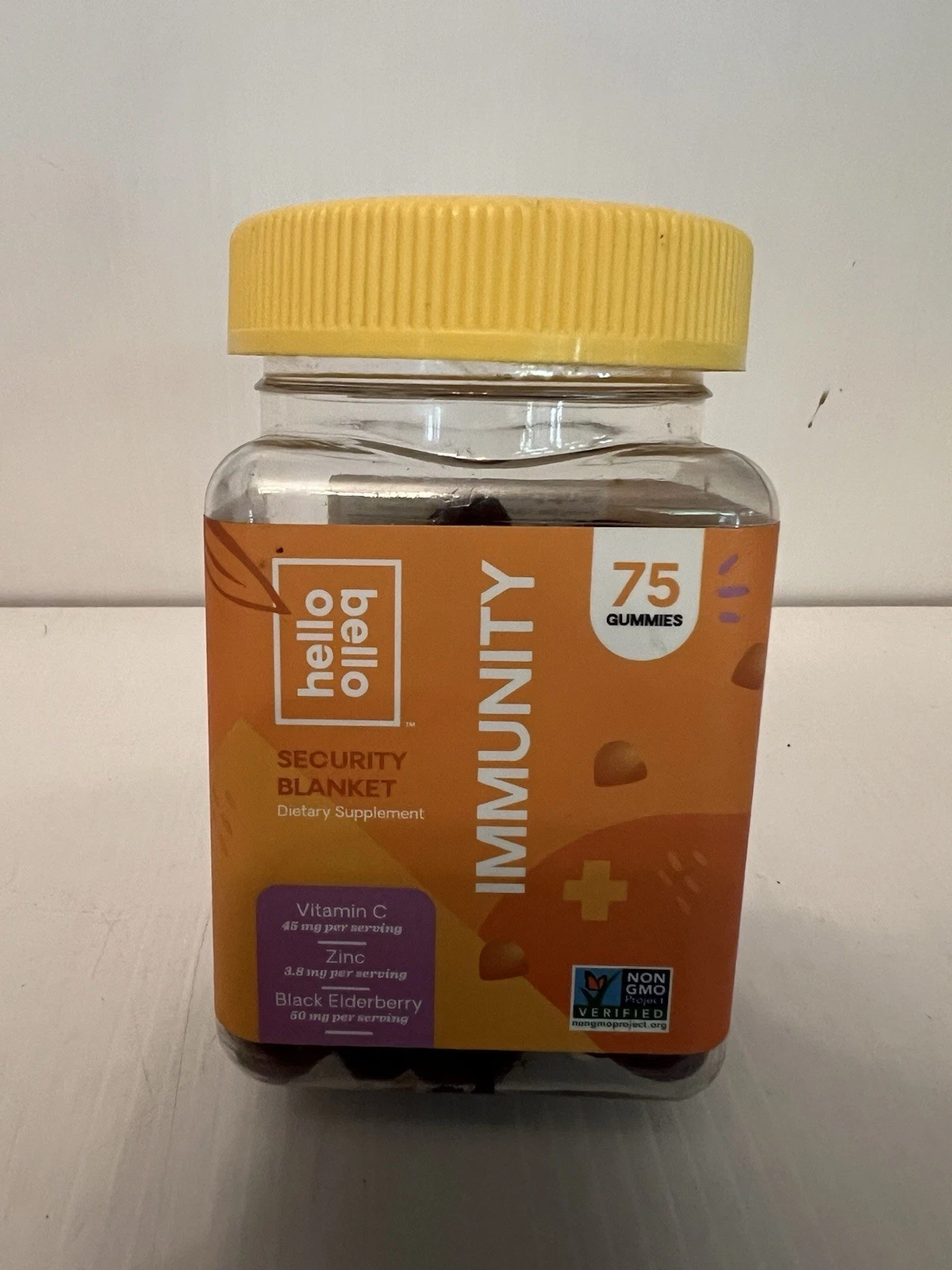 (1 Bottle) Hello Bello Immunity Gummies 75 Count BB Exp Date 12/2025