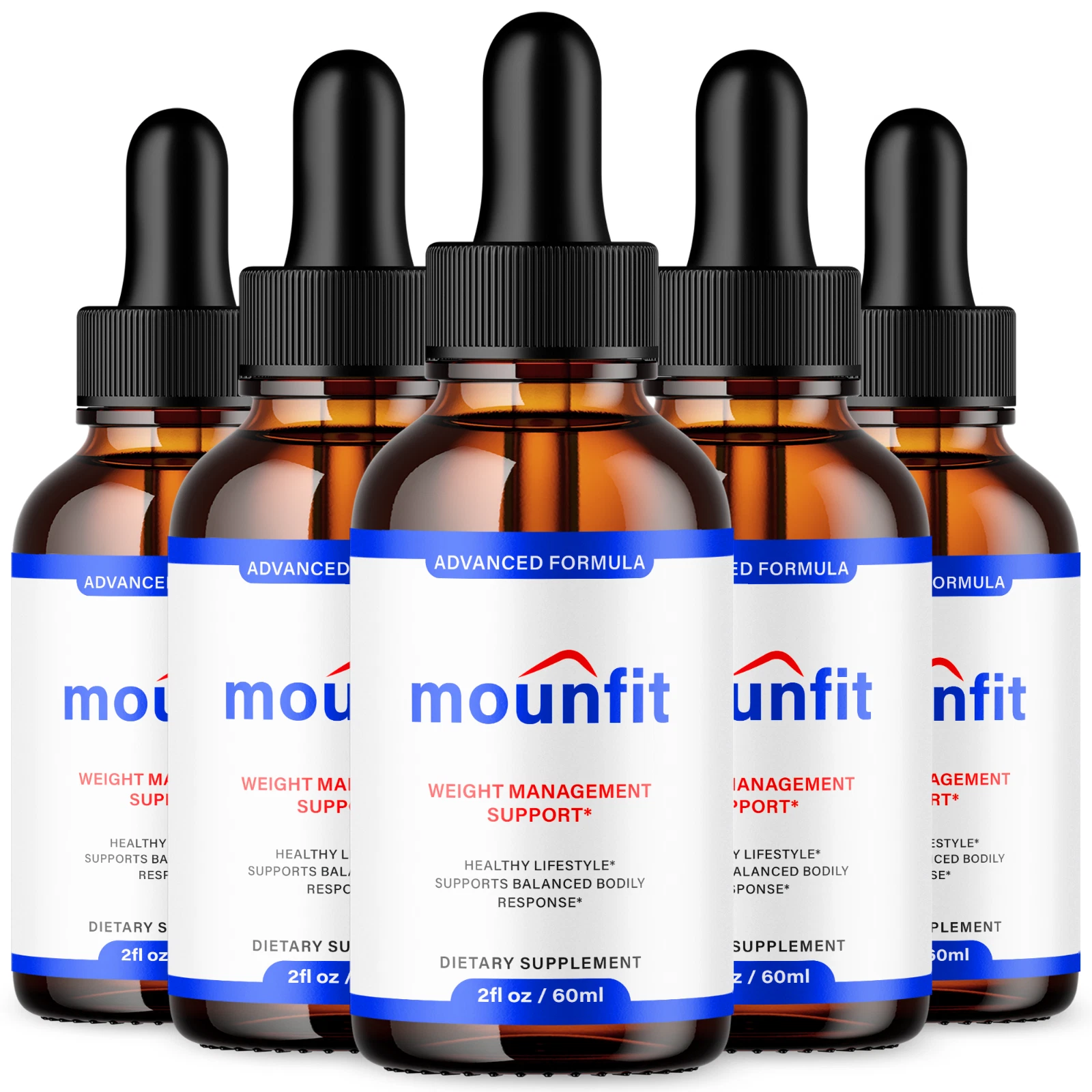 Mounfit Advanced Weight Support Drops Maximum Strength Liquid Supplement 60ML