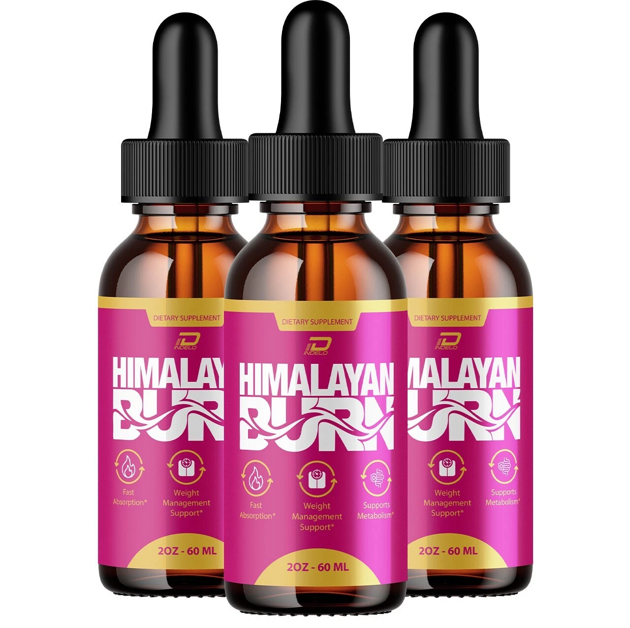 (3 Pack) Himalayan Burn Drops – HimalayanBurn Drops Extra Strength All Natural