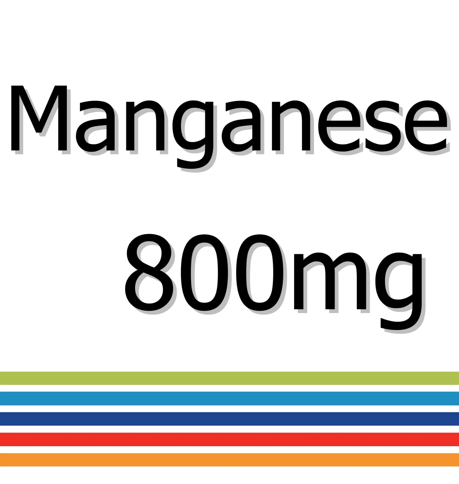 Manganese 800mg x 90 Tablets - Enzyme function