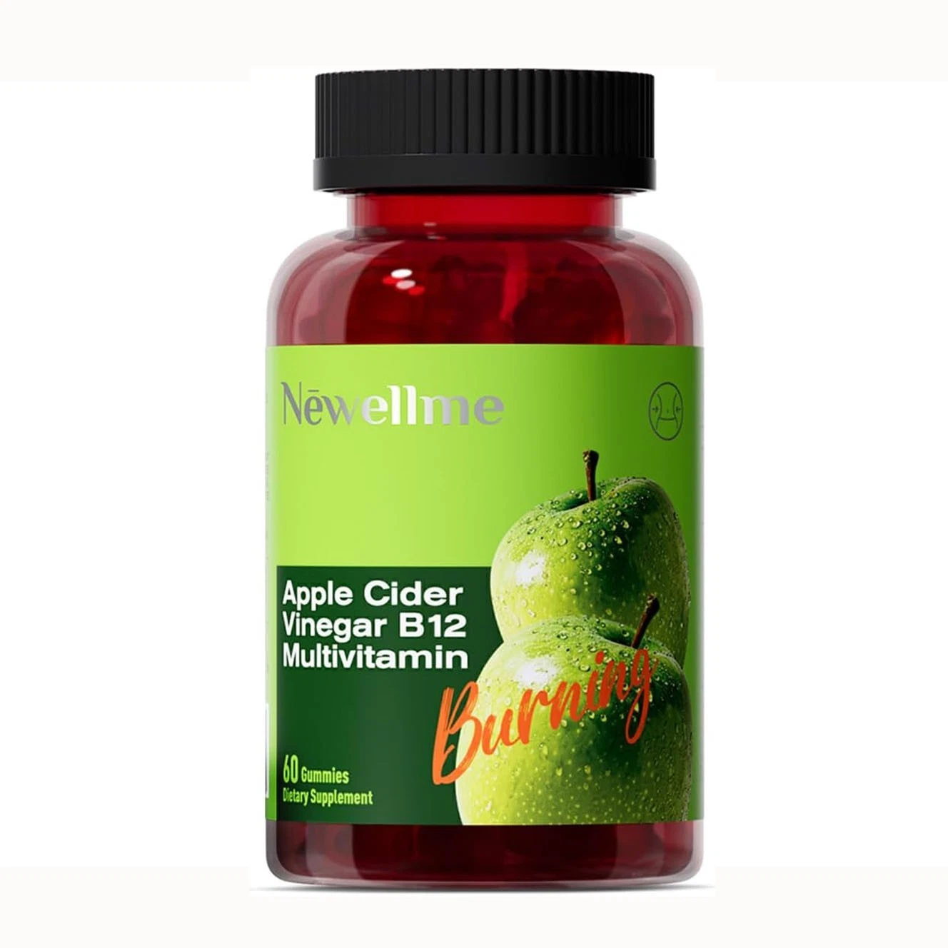Apple Cider Vinegar Gummies: Support energy, gut health, digestion, detox. With