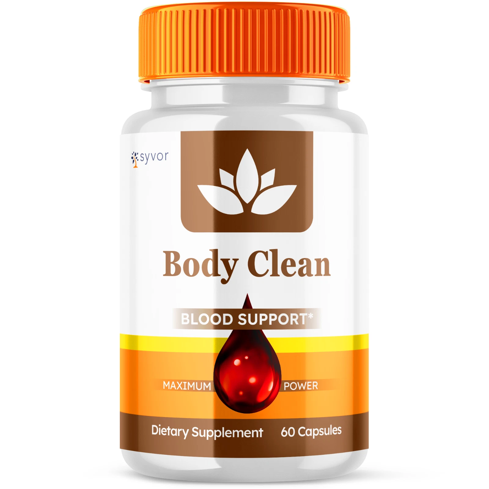 Body Clean Blood Support Maximum Strength Vitamin Natural Glyco Optimizer 60Ct