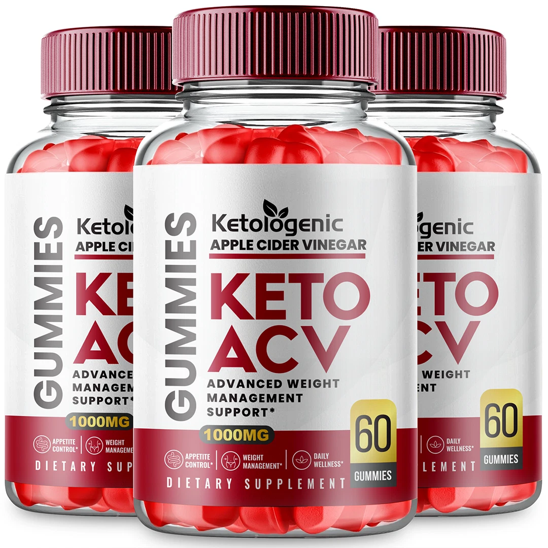 Ketologenic ACV Keto Gummies - Official Formula (3 Pack)