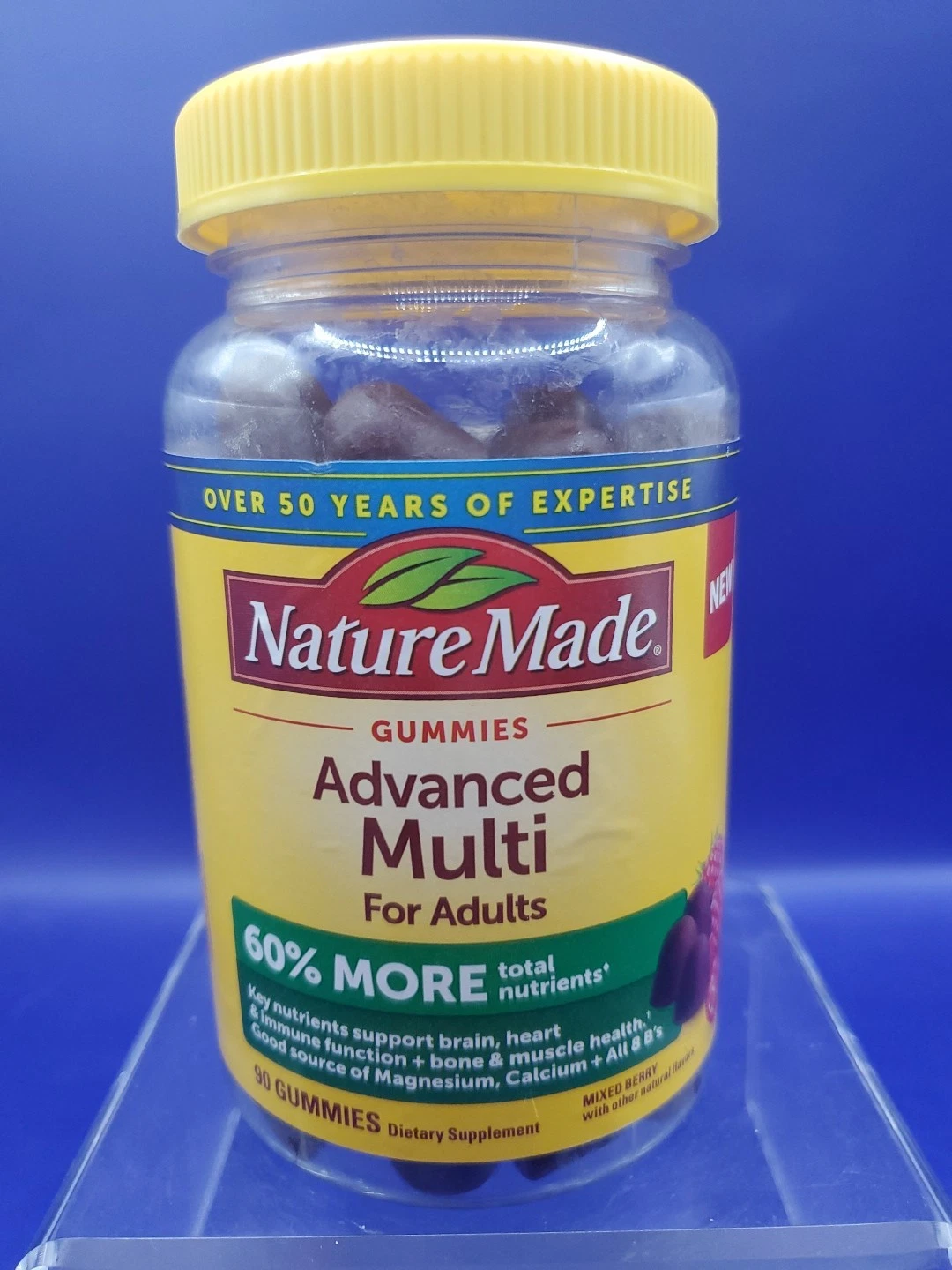 Nature Made Gummies Advanced Multi For Adults 90ct Mixed Berry Exp 05/26