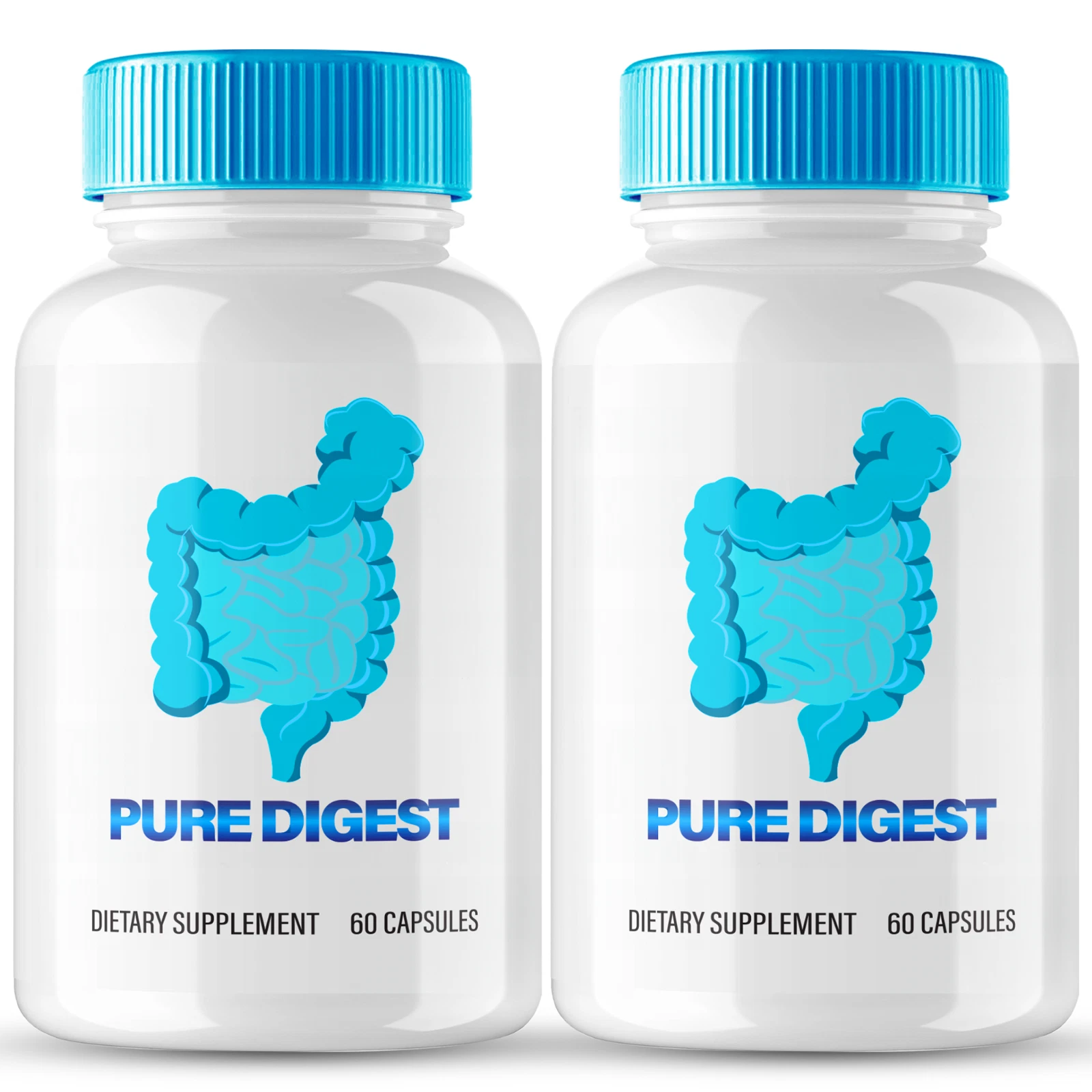 (2 Pack) Pure Digest Blood Health Supplement Capsules, PureDigest Health Pills
